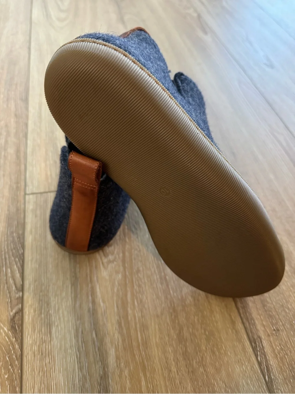 Huckberry Grey Wool Size US 10 Men's Outdoor Slipper Boot Made In Portugal